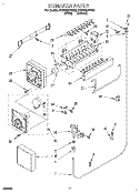 ICEMAKER, LIT/OPTIONAL Diagram and Parts List for ET20NMXDN02  Whirlpool Refrigerator