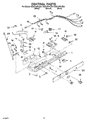 CONTROL Diagram and Parts List for GD2LHGXLQ04  Whirlpool Refrigerator