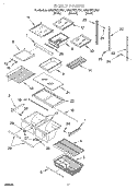 SHELF, OPTIONAL Diagram and Parts List for GB22DKXJT01  Whirlpool Refrigerator