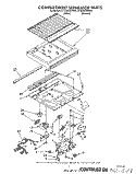 COMPARTMENT SEPARATOR Diagram and Parts List for ET22DKXWW01  Whirlpool Refrigerator