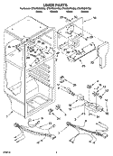 LINER PARTS Diagram and Parts List for ET6WSMXKT02  Whirlpool Refrigerator