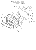 FREEZER DOOR Diagram and Parts List for ET20TKXBN00  Whirlpool Refrigerator