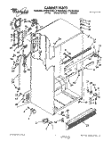CABINET Diagram and Parts List for ET20ZKXXG01  Whirlpool Refrigerator