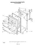 REFRIGERATOR DOOR, LIT/OPTIONAL Diagram and Parts List for ET18GKXSW03  Whirlpool Refrigerator
