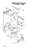 REFRIGERATOR LINER Diagram and Parts List for ED27DQXAW03  Whirlpool Refrigerator