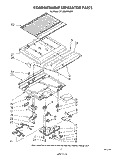 COMPARTMENT SEPARATOR Diagram and Parts List for ET18MKXSW01  Whirlpool Refrigerator
