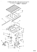 COMPARTMENT SEPARATOR Diagram and Parts List for ET20TKXBN00  Whirlpool Refrigerator