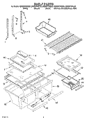 SHELF Diagram and Parts List for GR2SHTXKS02  Whirlpool Refrigerator