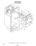 LINER Diagram and Parts List for ET20GMXSW01  Whirlpool Refrigerator