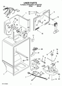 LINER PARTS Diagram and Parts List for ET1PHKXPT07  Whirlpool Refrigerator