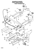 MANIFOLD PARTS Diagram and Parts List for TGS325MQ3  Estate Range