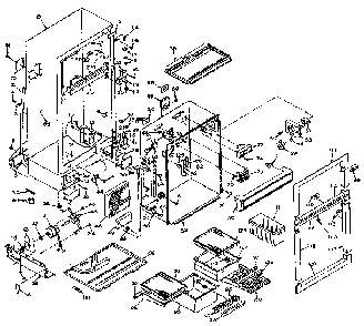 Cabinet Parts Diagram and Parts List for 106W14EIM1  Kenmore Refrigerator