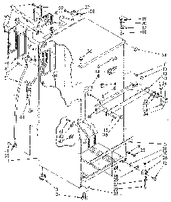 Cabinet Diagram and Parts List for ET18JKXSF05  Whirlpool Refrigerator