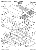 GRILLE PARTS Diagram and Parts List for KFGR292PSS0  KitchenAid Grill