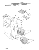 FREEZER LINER PARTS Diagram and Parts List for GS5SHGXLT01  Whirlpool Refrigerator