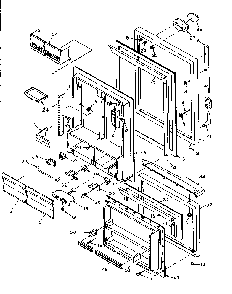 Door Parts Diagram and Parts List for 106W18G5  Kenmore Refrigerator