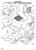 UNIT PARTS Diagram and Parts List for GS6SHAXMB00  Whirlpool Refrigerator
