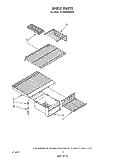 SHELF Diagram and Parts List for ET18SKRWN00  Whirlpool Refrigerator