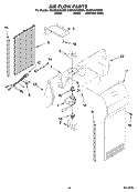 AIR FLOW PARTS, OPTIONAL PARTS (NOT INCLUDED) Diagram and Parts List for GS2SHAXSS00  Whirlpool Refrigerator