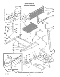 UNIT Diagram and Parts List for ET22PKXWN00  Whirlpool Refrigerator