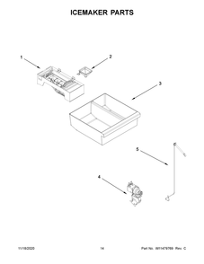 Part Location Diagram of W11766865 Whirlpool VALVE