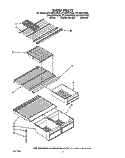 SHELF Diagram and Parts List for ET18NKXYN00  Whirlpool Refrigerator