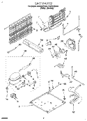 UNIT Diagram and Parts List for ET20TKXDW00  Whirlpool Refrigerator