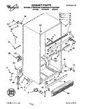 CABINET Diagram and Parts List for ET22DKXAB04  Whirlpool Refrigerator