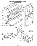BREAKER AND PARTITION Diagram and Parts List for ET20EKXPWR1  Whirlpool Refrigerator