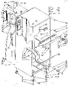 Cabinet Diagram and Parts List for ET18GKXSG0A  Whirlpool Refrigerator