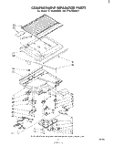 COMPARTMENT SEPARATOR Diagram and Parts List for ET18JKXMWR1  Whirlpool Refrigerator