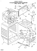 LINER Diagram and Parts List for ET18NKXDG06  Whirlpool Refrigerator