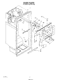 LINER Diagram and Parts List for ET20PKXTG00  Whirlpool Refrigerator