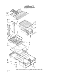 SHELF Diagram and Parts List for ET18XKXRWR1  Whirlpool Refrigerator