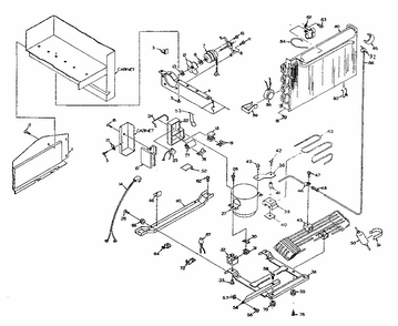 Unit Parts Diagram and Parts List for 106S14GLBC  Kenmore Refrigerator