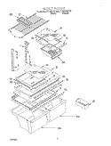 SHELF, OPTIONAL Diagram and Parts List for ET1MTKXKQ00  Whirlpool Refrigerator