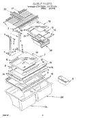 SHELF, LIT/OPTIONAL Diagram and Parts List for ET21PKXGN01  Whirlpool Refrigerator