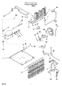 UNIT Diagram and Parts List for ET18SCRFW04  Whirlpool Refrigerator