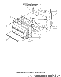 FREEZER DOOR Diagram and Parts List for ET18NKXWN01  Whirlpool Refrigerator