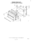 FREEZER DOOR Diagram and Parts List for ET18JKXMWR0  Whirlpool Refrigerator