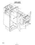 LINER Diagram and Parts List for ET18AKXRWR2  Whirlpool Refrigerator