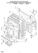 REFRIGERATOR DOOR Diagram and Parts List for ET22DKXAW03  Whirlpool Refrigerator