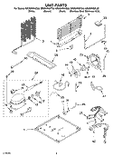 UNIT PARTS Diagram and Parts List for GR2SHKXKS03  Whirlpool Refrigerator