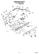 CONTROL PARTS Diagram and Parts List for GD5YHAXNL03  Whirlpool Refrigerator