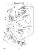 ICE MAKER, OPTIONAL Diagram and Parts List for GS5SHGXLS00  Whirlpool Refrigerator