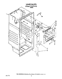 LINER Diagram and Parts List for ET18SKRWW02  Whirlpool Refrigerator