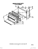 FREEZER DOOR Diagram and Parts List for ET18AKXRWR4  Whirlpool Refrigerator