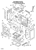 CHASSIS PARTS Diagram and Parts List for TGS325MT1  Estate Range