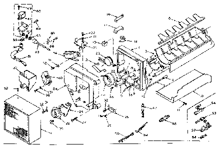 Icemaker Parts Diagram and Parts List for 106W14GIM  Kenmore Refrigerator