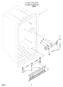 LINER, OPTIONAL Diagram and Parts List for TVF15FRGW01  Whirlpool Freezer